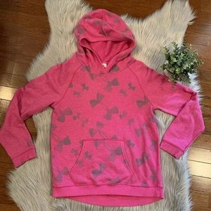 Under Armour Hoodie Size Youth L. Pink/Gray. EUC!